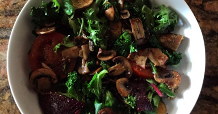 Warm Queen Kale Salad - Photo courtesy of Linda Coogan