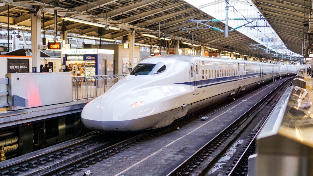 bullet train trip japan